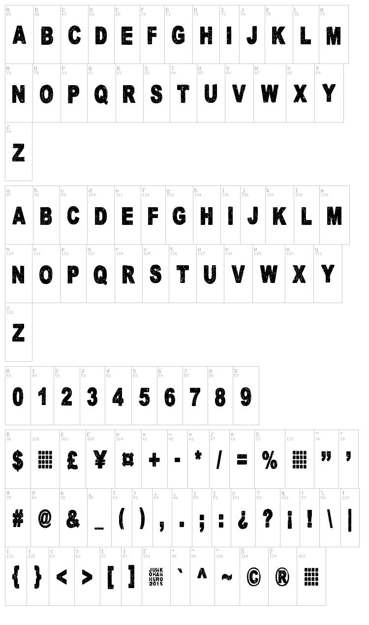 Humectez La Mouture font map